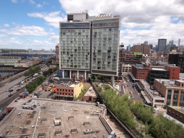 Standard and High Line, view from The Whitney 
